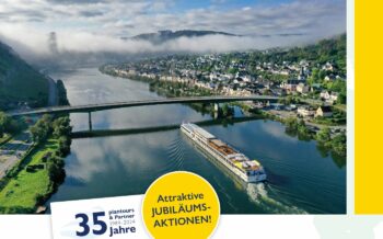 Titel Fluss Katalog 2023 - 2025  Plantours Kreuzfahrten, Flusskreuzfahrten