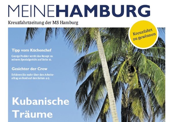 MS_Hamburg_01-2018_Zeitung_Titel-Ausschnitt, Bild, Kreuzfahrtzeitung