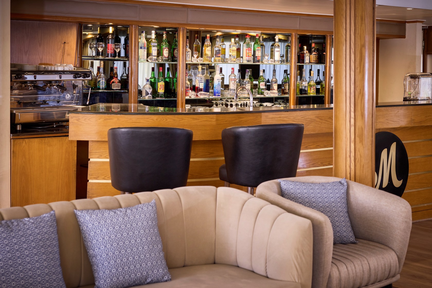 MS Monte Carlo, Nil Flussschiff, Flusskreuzfahrtschiff  
im 5-Sterne-Segment  (Landeskategorie), Bar