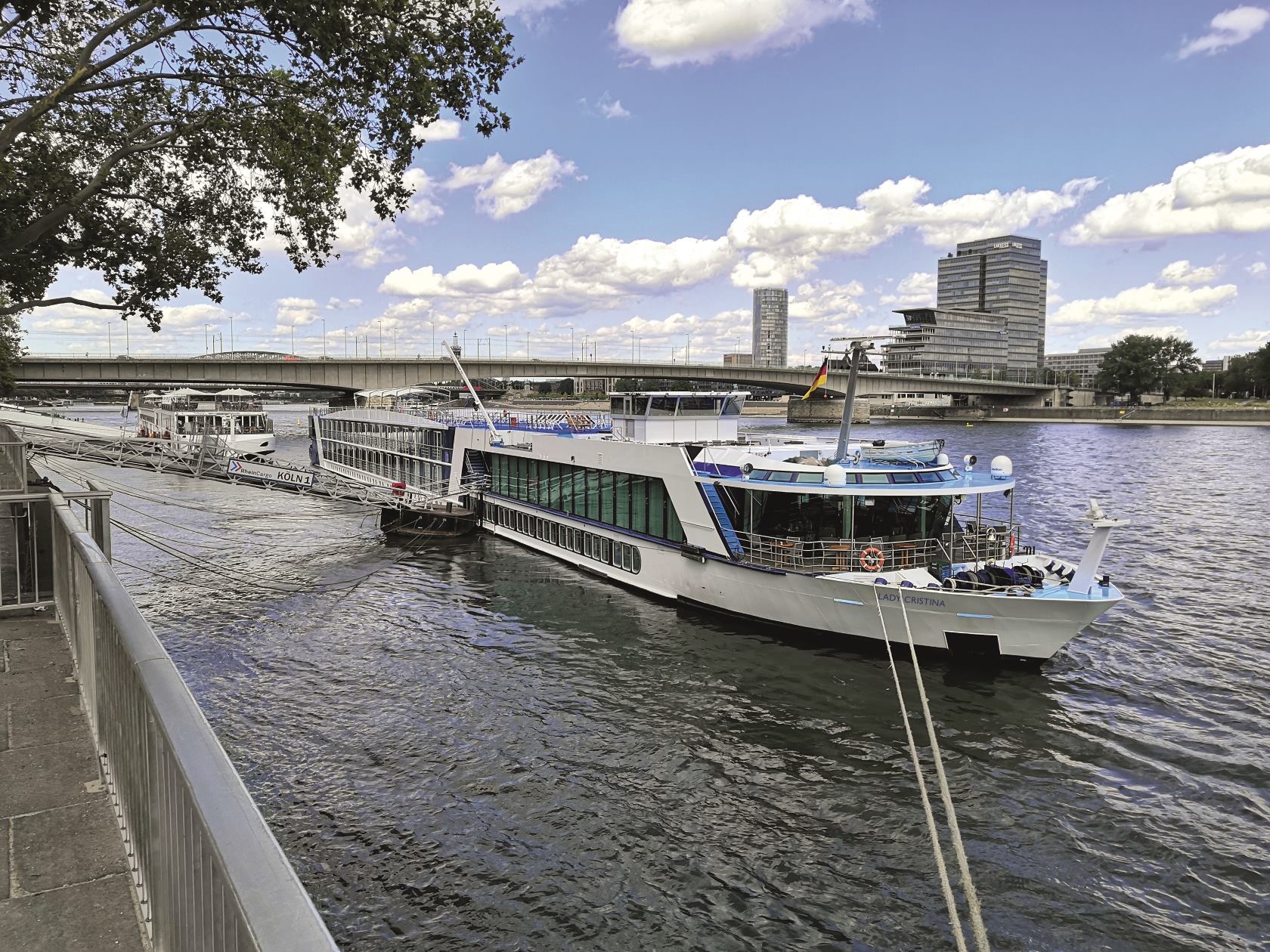 MS LADY CRISTINA in Köln, neues Flussschiff ab Mai 2023 bei Plantours Kreuzfahrten, Flussreisen 