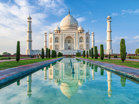Tiger, Tempel, Taj Mahal