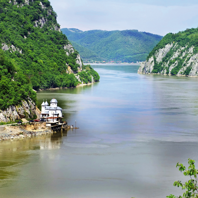 Donau bis zum Schwarzen Meer